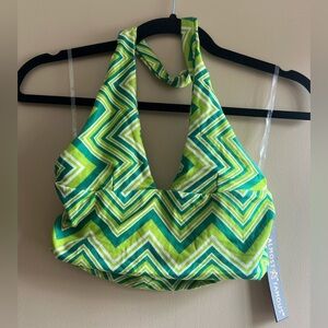 Almost Famous Crop Halter Top NWT